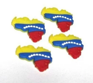 Mapa Venezuela Bandera Patria Corazon Tricolor Loom