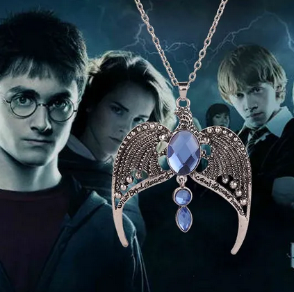 Collar Alas Ravenclaw Gira Tiempo Harry Potter Reliquias