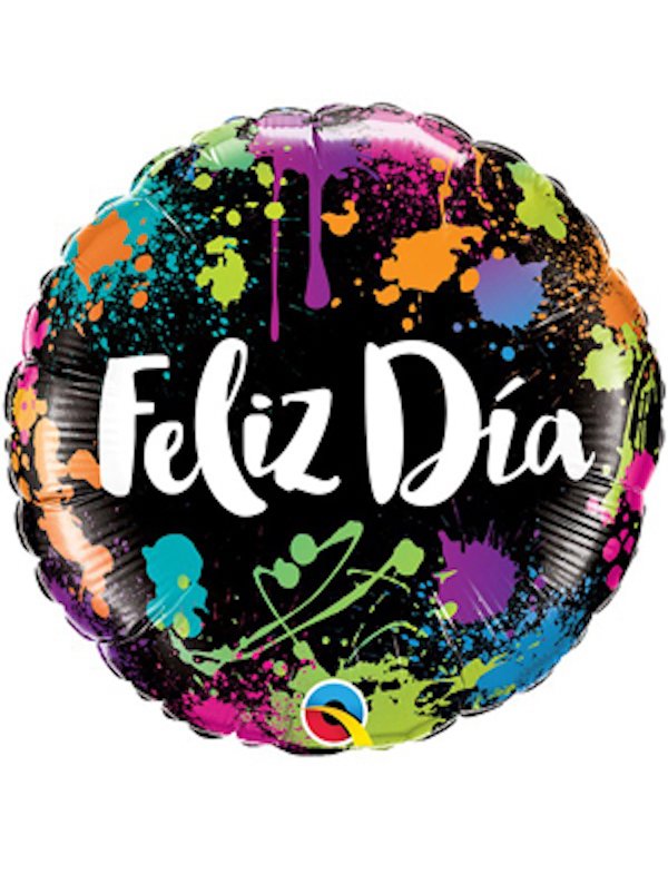 Globos Metalizados Felicidades Feliz Día 18" 45cm Letras