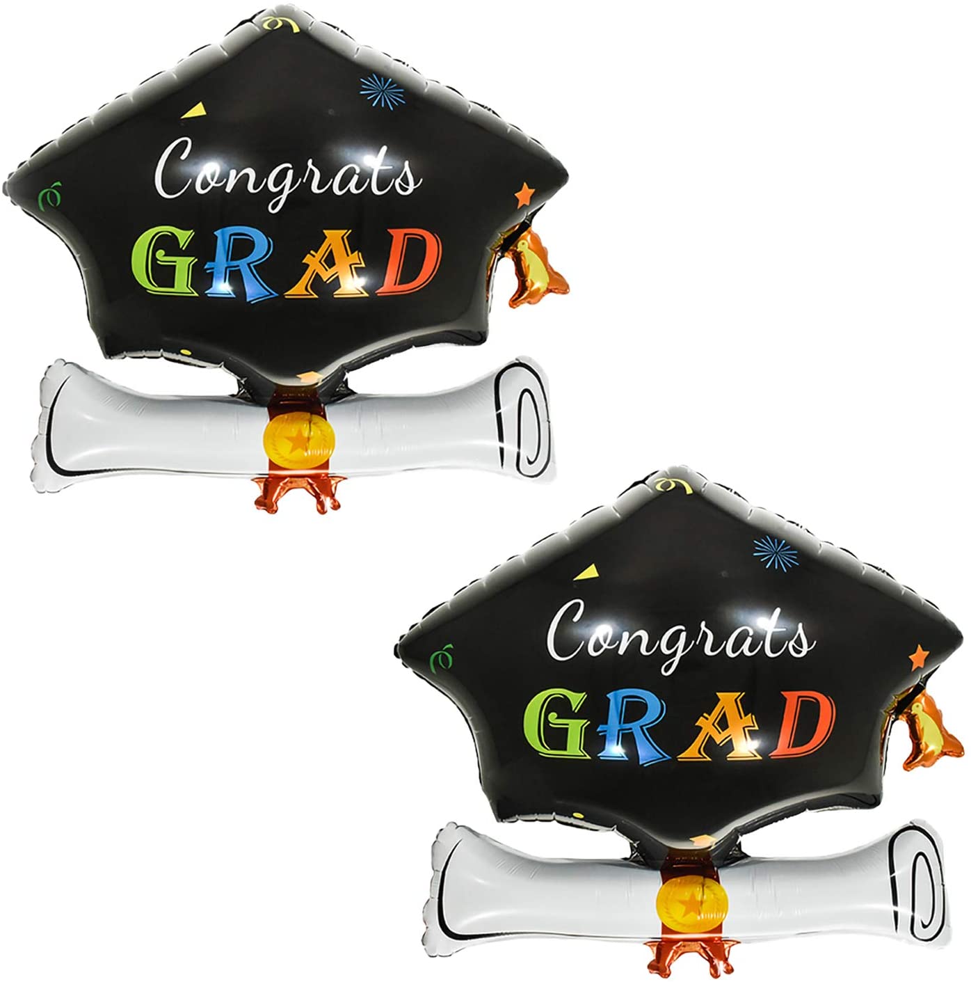 Globos Metalizados Graduación Felicitaciones 58x57cm 